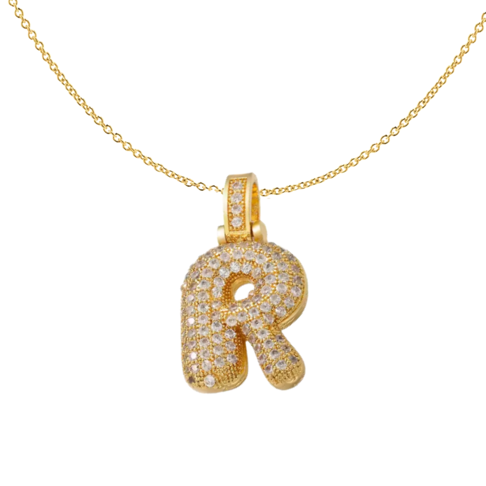 Bubbly Alphabet Necklace